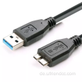 Hochgeschwindigkeit 5 -Gbit / s -Datenlade -Micro -USB 3.0 -Kabel für eine tragbare externe Festplatte